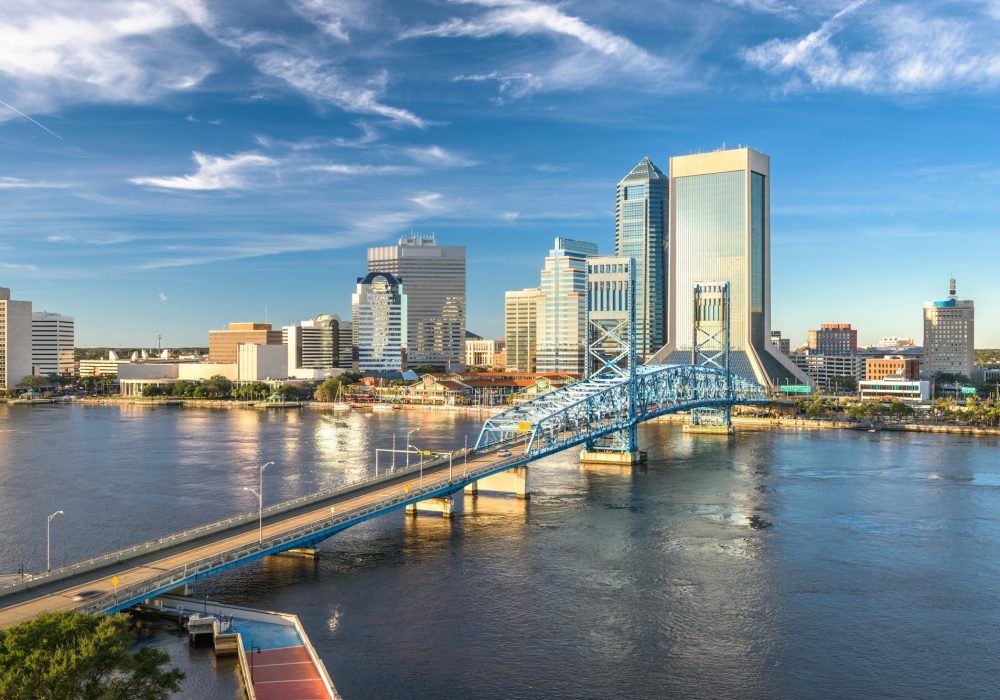 Jacksonville, Florida, USA downtown city skyline